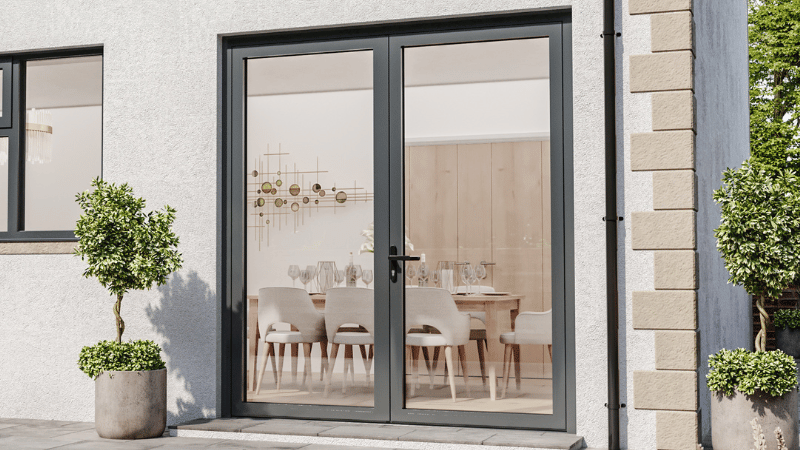 Aluminium French Doors